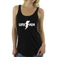 thumbnail image 1 of Awkward Styles Women's Super Mom Mothering Graphic Racerback Tank Tops Gift For Mom, 1 of 4