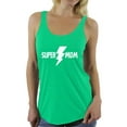 thumbnail image 1 of Awkward Styles Women's Super Mom Mothering Graphic Racerback Tank Tops Gift For Mom, 1 of 4
