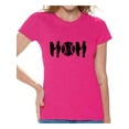 thumbnail image 1 of Awkward Styles Women's Tennis MOM Graphic T-shirt Tops Black Sport Mom's Gift Mother's Day, 1 of 4