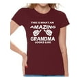 thumbnail image 1 of Awkward Styles Women's This Is What An Amazing Grandma Looks Like Graphic T-shirt Tops, 1 of 4
