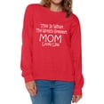 thumbnail image 1 of Awkward Styles Women's This Is What The World`s Greatest Mom Looks Like Graphic Sweatshirt Tops Mom's, 1 of 4