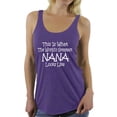 thumbnail image 1 of Awkward Styles Women's This Is What The World`s Greatest Nana Looks Like Graphic Racerback Tank Tops, 1 of 4