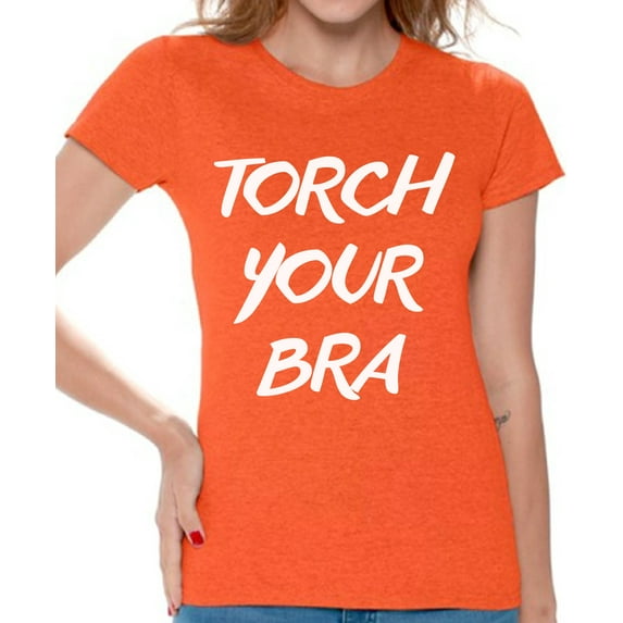 Awkward Styles Women's Torch Your Bra T-shirt