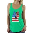 thumbnail image 1 of Awkward Styles Women's USA Flag American Husky Dog Lover`s Graphic Racerback Tank Tops Independence Day, 1 of 4