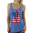 thumbnail image 1 of Awkward Styles Women's USA Flag Golden Retriever Graphic Racerback Tank Tops Independence Day Gift, 1 of 4