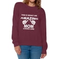 thumbnail image 1 of Awkward Styles Women's What An Amazing Mom Looks Like Graphic Sweatshirt Tops, 1 of 4