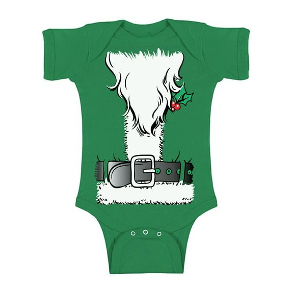 Awkward Styles Xmas Baby Outfit Bodysuit Beard Christmas Santa Baby Romper