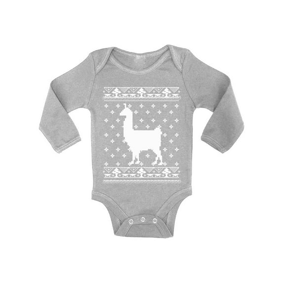 Awkward Styles Xmas Baby Outfit Bodysuit Christmas Llama Baby Romper