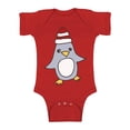 thumbnail image 1 of Awkward Styles Xmas Baby Outfit Bodysuit Christmas Penguin Cartoon Romper, 1 of 4
