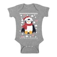 thumbnail image 1 of Awkward Styles Xmas Baby Outfit Bodysuit Penguin Christmas Pattern Romper, 1 of 4