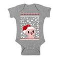 thumbnail image 1 of Awkward Styles Xmas Baby Outfit Bodysuit Pig Christmas Pattern Romper, 1 of 4