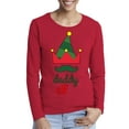 thumbnail image 1 of Awkward Styles Xmas Elf Daddy Christmas Sweater Long Sleeve T-shirt For Women, 1 of 3