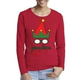 thumbnail image 1 of Awkward Styles Xmas Elf Grandma Christmas Sweater Long Sleeve T-shirt For Women, 1 of 3