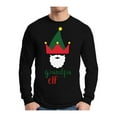 thumbnail image 1 of Awkward Styles Xmas Elf Grandpa Christmas Sweater Long Sleeve T-shirt For Men, 1 of 4