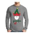 thumbnail image 1 of Awkward Styles Xmas Elf Grandpa Christmas Sweater Long Sleeve T-shirt For Men, 1 of 4