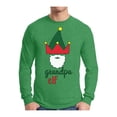 thumbnail image 1 of Awkward Styles Xmas Elf Grandpa Christmas Sweater Long Sleeve T-shirt For Men, 1 of 4