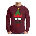 thumbnail image 1 of Awkward Styles Xmas Elf Uncle Christmas Sweater Long Sleeve T-shirt For Men, 1 of 4