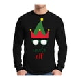 thumbnail image 1 of Awkward Styles Xmas Elf Uncle Christmas Sweater Long Sleeve T-shirt For Men, 1 of 4