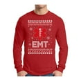 thumbnail image 1 of Awkward Styles Xmas Emt Christmas Sweater Long Sleeve T-shirt For Men, 1 of 4