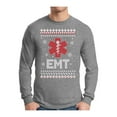 thumbnail image 1 of Awkward Styles Xmas Emt Christmas Sweater Long Sleeve T-shirt For Men, 1 of 4