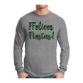 thumbnail image 1 of Awkward Styles Xmas Felices Fiestas Plaid Christmas Sweater Long Sleeve T-shirt For Men, 1 of 4