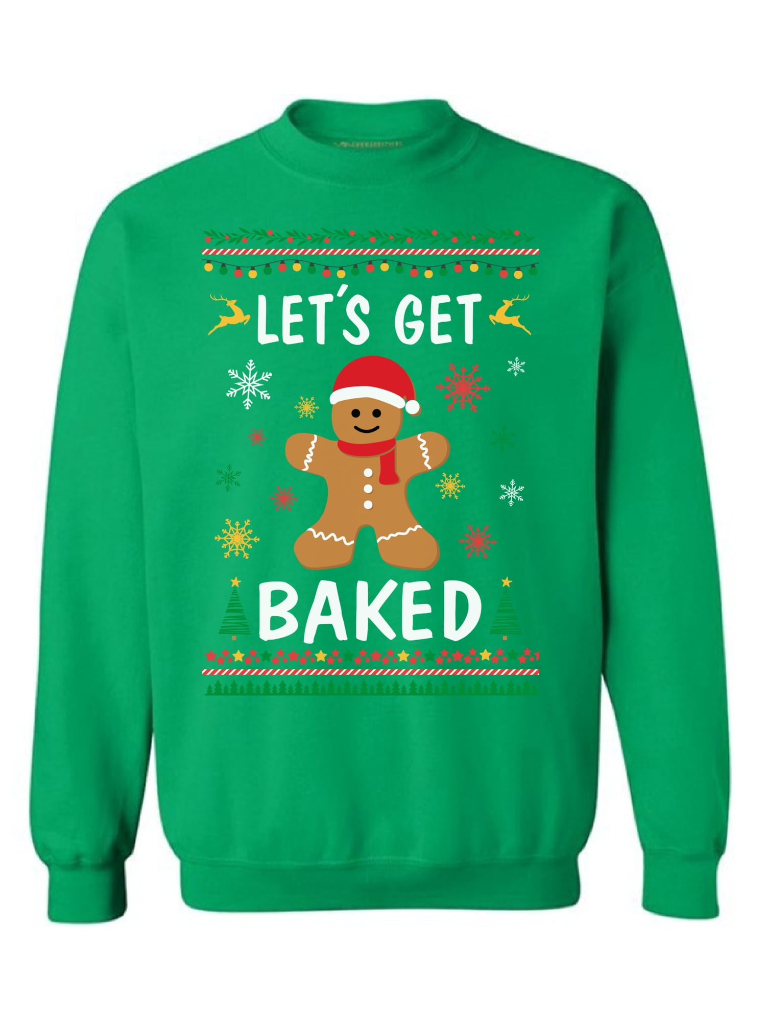 Awkward Styles Christmas Sweatshirt Xmas Gingerbread Man Sweater