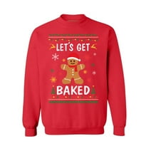 Awkward Styles Xmas Gingerbread Man Ugly Christmas Sweater Long Sleeve T-shirt For Women
