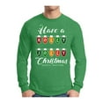 thumbnail image 1 of Awkward Styles Xmas Holly Jolly Christmas Christmas Sweater Long Sleeve T-shirt For Men, 1 of 4