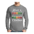 thumbnail image 1 of Awkward Styles Xmas Holly Jolly Christmas Christmas Sweater Long Sleeve T-shirt For Men, 1 of 4