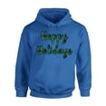thumbnail image 1 of Awkward Styles Xmas Hoodie Christmas Happy Holidays Plaid Hooded Sweatshirt, 1 of 5