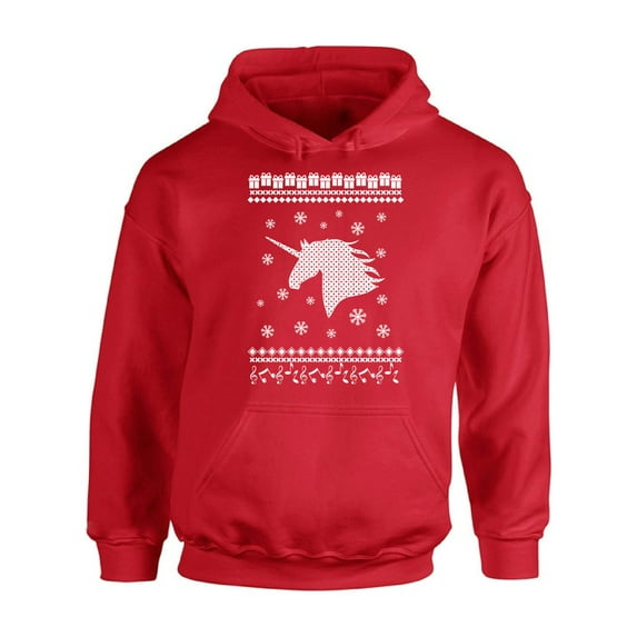 Awkward Styles Xmas Hoodie Christmas Unicorn Hooded Sweatshirt