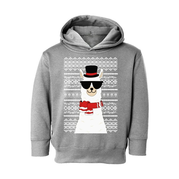 Awkward Styles Xmas Hoodie for Boys Girls Toddler Christmas Llama Sweatshirt