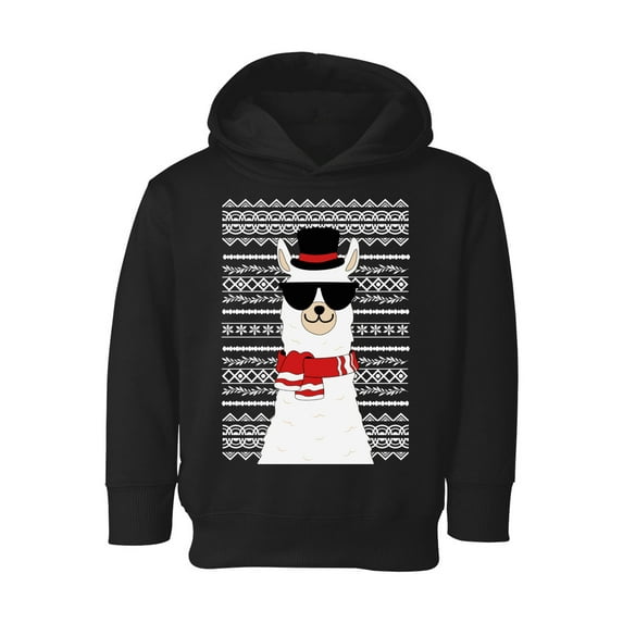 Awkward Styles Xmas Hoodie for Boys Girls Toddler Christmas Llama Sweatshirt
