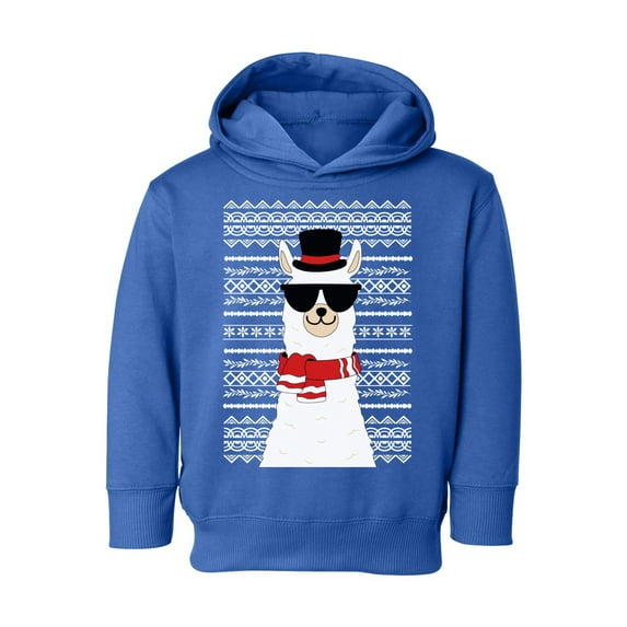Awkward Styles Xmas Hoodie for Boys Girls Toddler Christmas Llama Sweatshirt