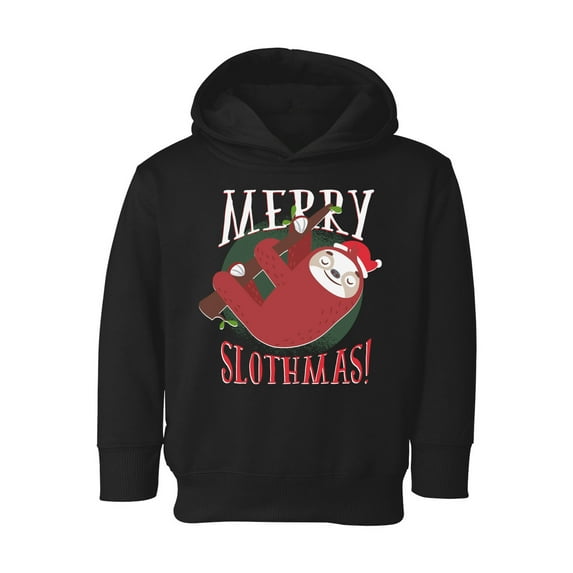 Awkward Styles Xmas Hoodie for Boys Girls Toddler Merry Slothmas Christmas Sweatshirt