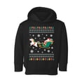 thumbnail image 1 of Awkward Styles Xmas Hoodie for Girls Boys Toddler Christmas Santa with Unicorn Sweatshirt, 1 of 4