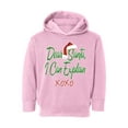 thumbnail image 1 of Awkward Styles Xmas Hoodie for Girls Boys Toddler Dear Santa I Can Explain Christmas Sweatshirt, 1 of 4