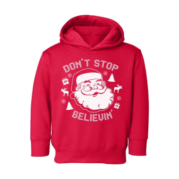 Awkward Styles Xmas Hoodie for Girls Boys Toddler Don't Stop Believin Christmas Sweatshirt