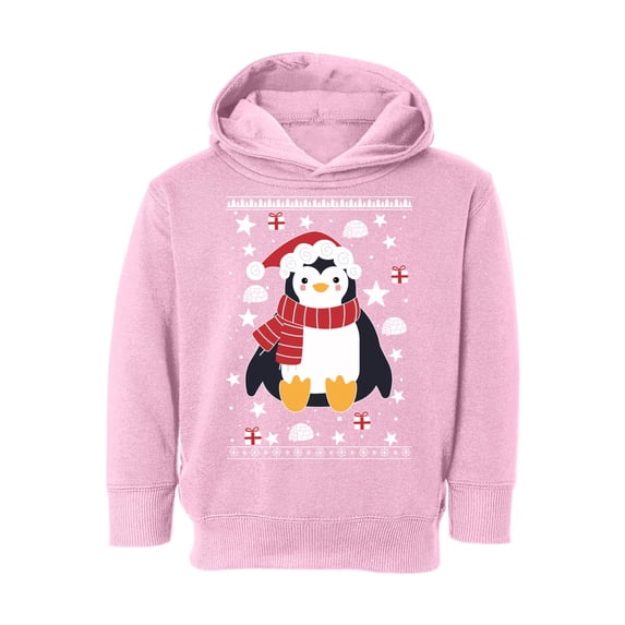 Awkward Styles Xmas Hoodie for Girls Boys Toddler Penguin Christmas Pattern Sweatshirt