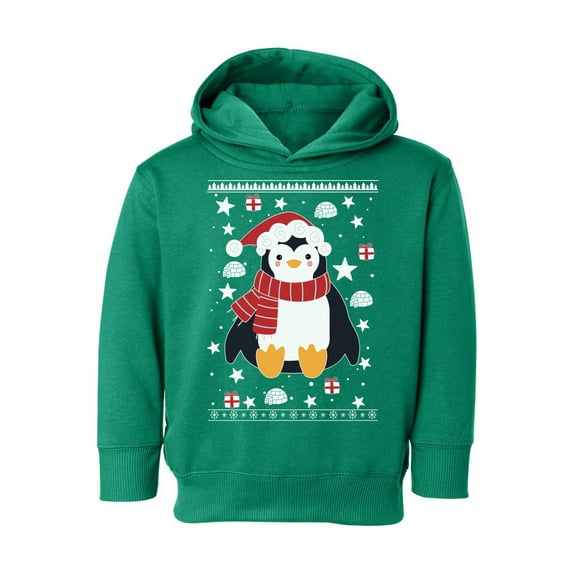 Awkward Styles Xmas Hoodie for Girls Boys Toddler Penguin Christmas Pattern Sweatshirt