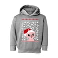 thumbnail image 1 of Awkward Styles Xmas Hoodie for Girls Boys Toddler Pig Christmas Pattern Sweatshirt, 1 of 4