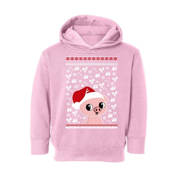 Awkward Styles Xmas Hoodie for Girls Boys Toddler Pig Christmas Pattern Sweatshirt