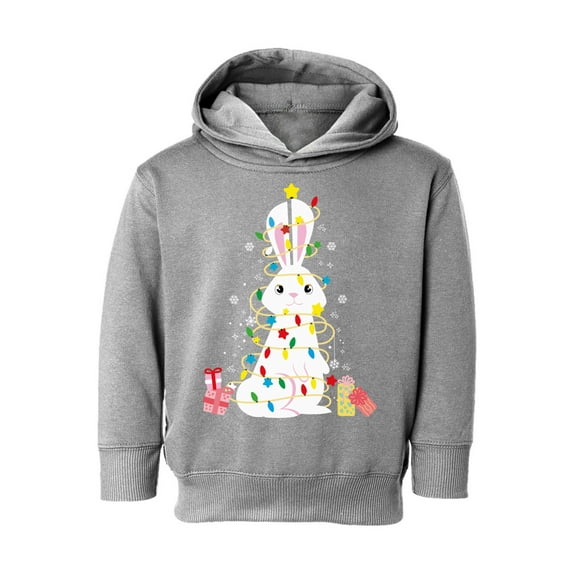 Awkward Styles Xmas Hoodie for Girls Boys Toddler Rabbit Christmas Tree Sweatshirt