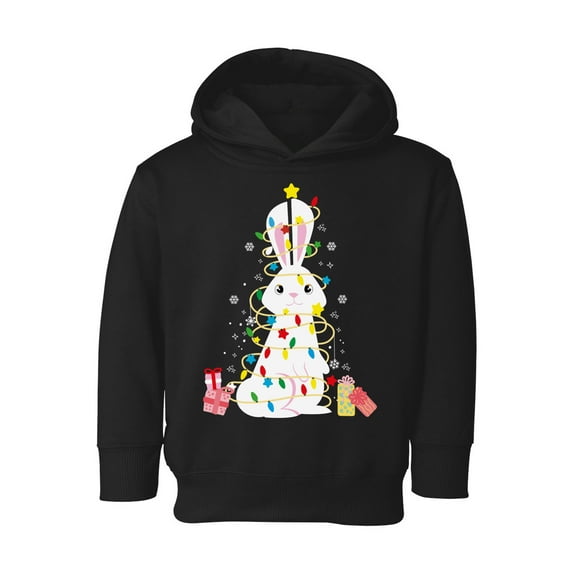 Awkward Styles Xmas Hoodie for Girls Boys Toddler Rabbit Christmas Tree Sweatshirt