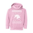 thumbnail image 1 of Awkward Styles Xmas Hoodie for Girls Boys Toddler White Christmas Unicorn Sweatshirt, 1 of 4