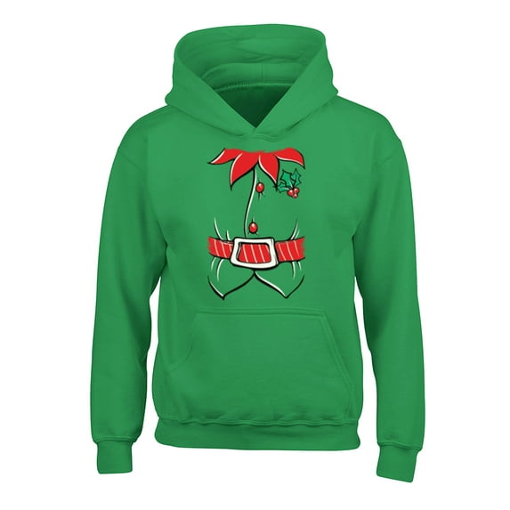 Awkward Styles Xmas Hoodies for Kids Youth Adorable Christmas Elf Suit Sweatshirt