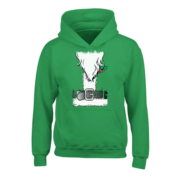 Awkward Styles Xmas Hoodies for Kids Youth Beard Christmas Santa Sweatshirt