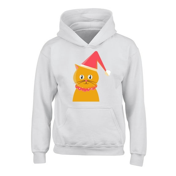 Awkward Styles Xmas Hoodies for Kids Youth Christmas Cat Sweatshirt