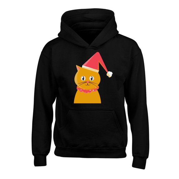 Awkward Styles Xmas Hoodies for Kids Youth Christmas Cat Sweatshirt