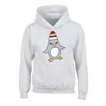 thumbnail image 1 of Awkward Styles Xmas Hoodies for Kids Youth Christmas Penguin Cartoon Sweatshirt, 1 of 4